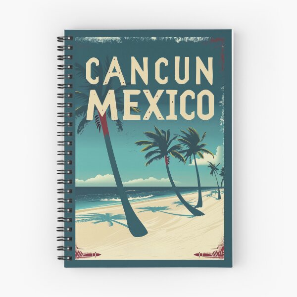 Artikelvorschau, Eine Vintage Reiseillustration von Cancun - Mexiko entworfen und verkauft von GoodOldVintage.