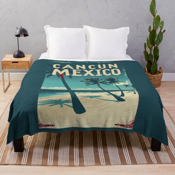 Item preview, A Vintage Travel Illustration of Cancun - Mexico designed and sold by GoodOldVintage.