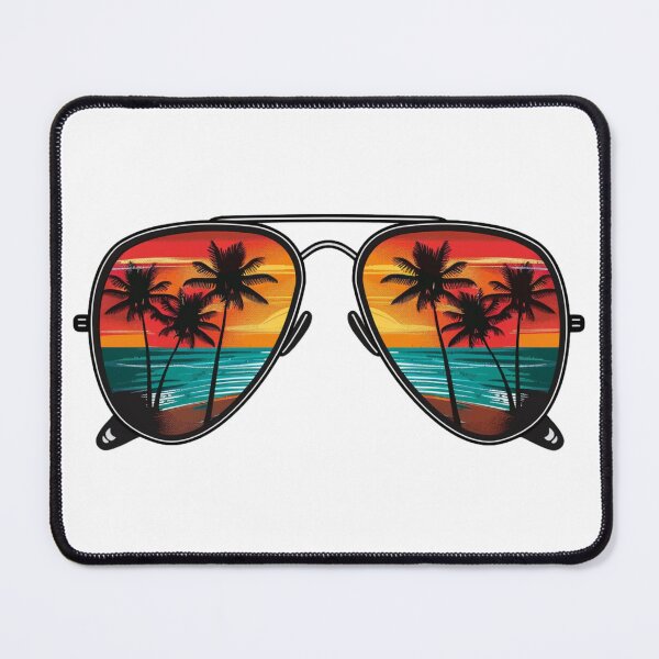 Item preview, Summer sunglasses sunset palms designed and sold by PapayaGen.