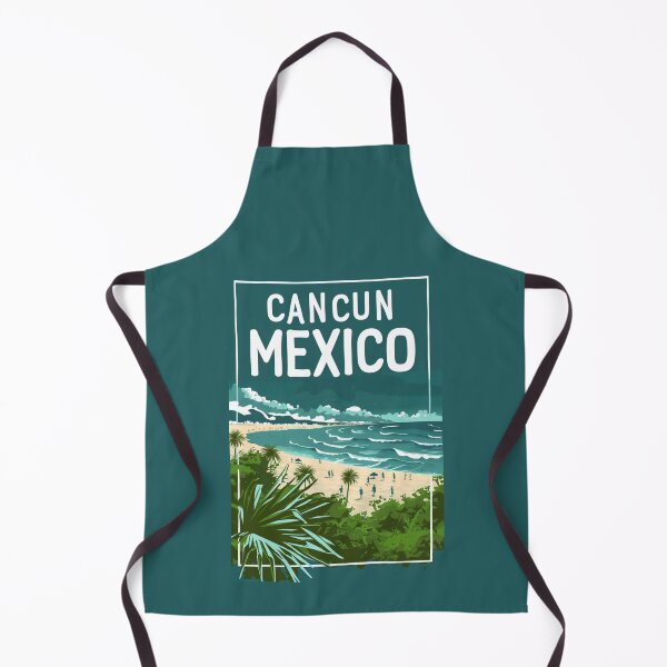 Item preview, A Vintage Travel Illustration of Cancun - Mexico designed and sold by GoodOldVintage.