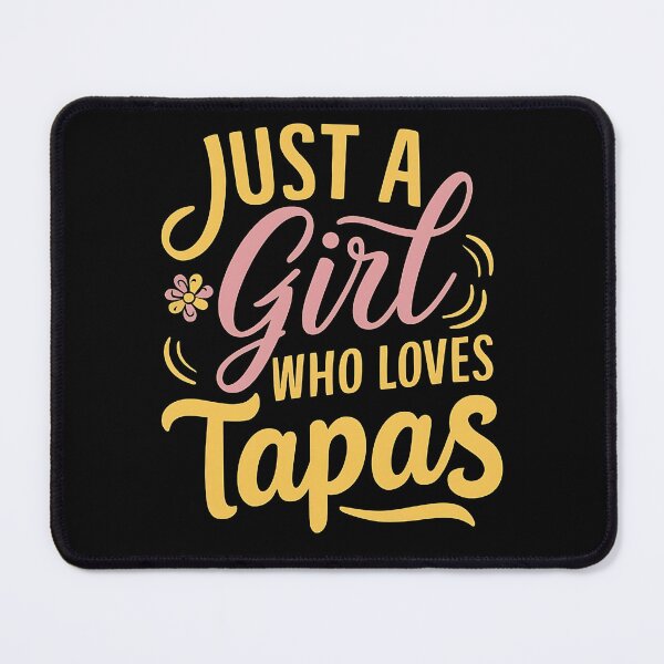 Item preview, Just a girl who loves tapas t-shirt, Tapas women's T-Shirt, Distressed Spanish Food Shirt, Tapas Gift designed and sold by SlocifieShop.