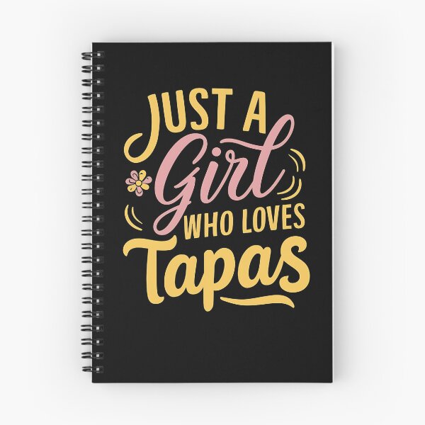 Item preview, Just a girl who loves tapas t-shirt, Tapas women's T-Shirt, Distressed Spanish Food Shirt, Tapas Gift designed and sold by SlocifieShop.