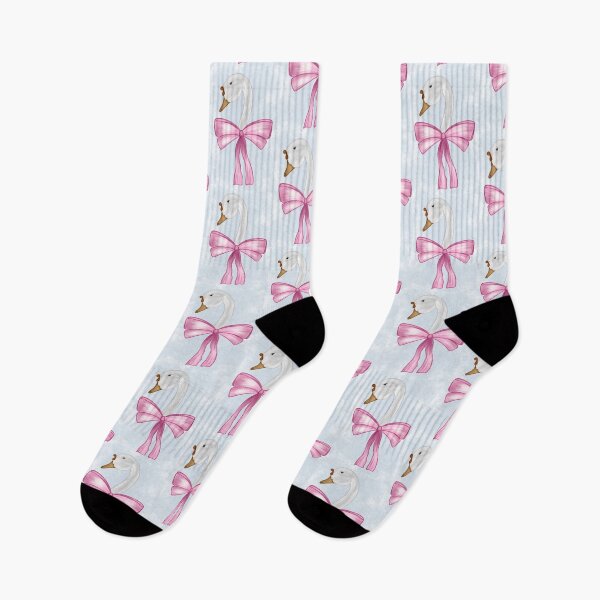 Item preview, Coquette core swan with pink bow designed and sold by Etkennedy.