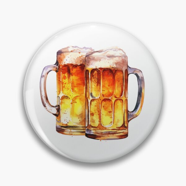 Item preview, Two Frothy Beer Glasses designed and sold by New-School-Wave.