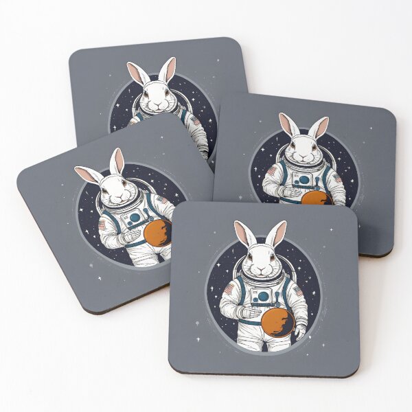 Item preview, Rabbit Astronaut in the sapce designed and sold by LifePraJamWan.