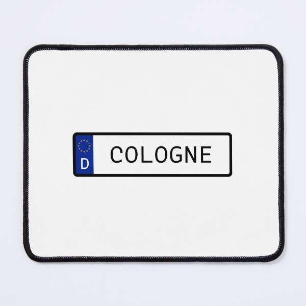 Item preview, Cologne Germany EU Number Plate designed and sold by PatchMerch.