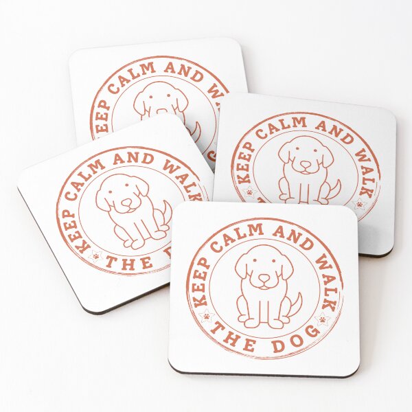 Item preview, Keep calm and walk the dog. designed and sold by Haute-Modiste.