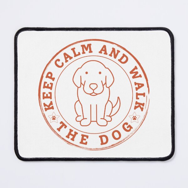 Item preview, Keep calm and walk the dog. designed and sold by Haute-Modiste.