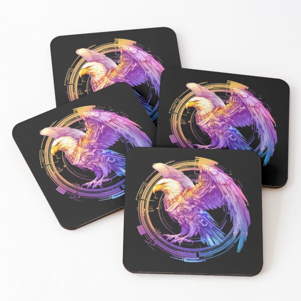 Item preview, Cyber eagle // eagle // Cool Animal // Cyber Animal // Future Animal Art // Animal Warrior // Animal Cute Art // Gaming Aesthetic stickers designed and sold by SMARTKIT  DESIGNAGENCY.