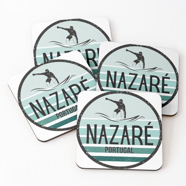 Item preview, Nazare Portugal Surfing Big Wave Vintage Retro designed and sold by MomentumCloset.