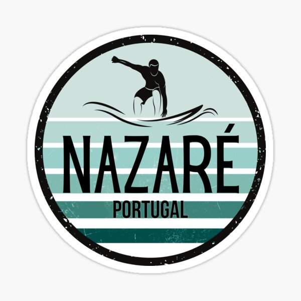 Artikel-Vorschau von Nazare Portugal Surfen Big Wave Vintage Retro, designt und verkauft von MomentumCloset.