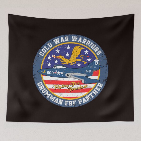 Item preview, Grumman F9F Panther - Cold War Warrions - Grunge Style designed and sold by pzd501.