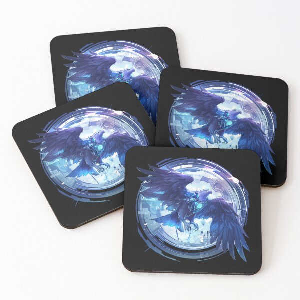 Item preview, Cyber eagle // eagle // Cool Animal // Cyber Animal // Future Animal Art // Animal Warrior // Animal Cute Art // Gaming Aesthetic stickers designed and sold by SMARTKIT  DESIGNAGENCY.