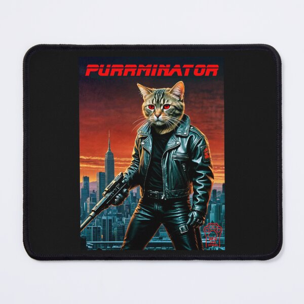 Item preview, Purrminator movie poster designed and sold by Marginalia Workshop.
