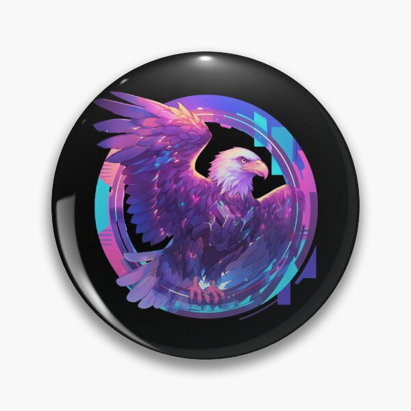 Item preview, Cyber eagle // eagle // Cool Animal // Cyber Animal // Future Animal Art // Animal Warrior // Animal Cute Art // Gaming Aesthetic stickers designed and sold by SMARTKIT  DESIGNAGENCY.