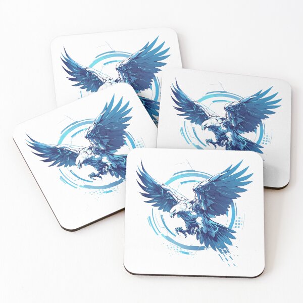 Item preview, Cyber eagle // eagle // Cool Animal // Cyber Animal // Future Animal Art // Animal Warrior // Animal Cute Art // Gaming Aesthetic stickers designed and sold by SMARTKIT  DESIGNAGENCY.