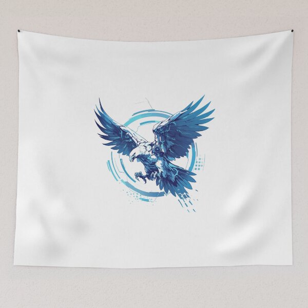 Item preview, Cyber eagle // eagle // Cool Animal // Cyber Animal // Future Animal Art // Animal Warrior // Animal Cute Art // Gaming Aesthetic stickers designed and sold by SMARTKIT  DESIGNAGENCY.