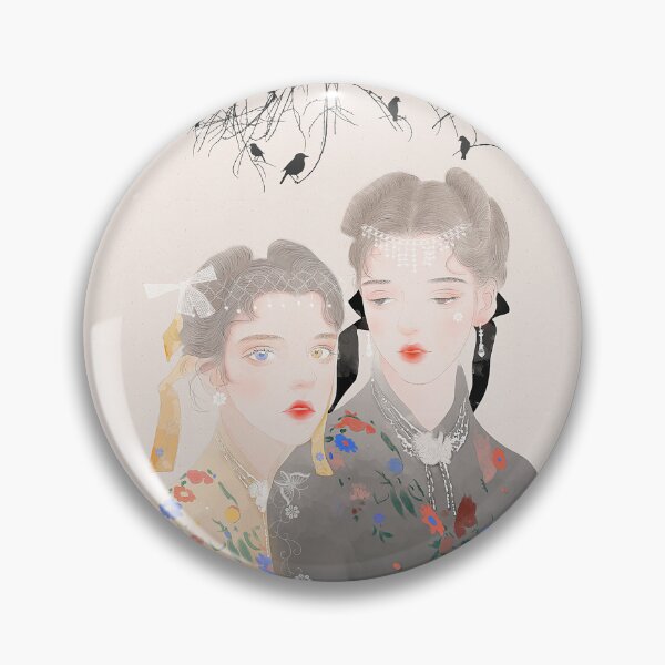 Item preview, PANRAN designer brand creative peripheral art painting "Twin Sisters 2" designed and sold by PANRAN.