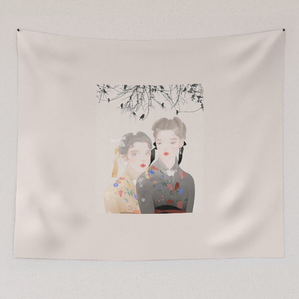 Item preview, PANRAN designer brand creative peripheral art painting "Twin Sisters 2" designed and sold by PANRAN.