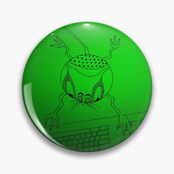 Item preview, Colorized drawing of a mouse typing on a computer keyboard designed and sold by Carré Comme Orange.