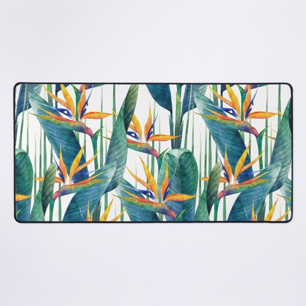 Item preview, Watercolor strelitzia bouquet designed and sold by Ekaterina Glazkova.