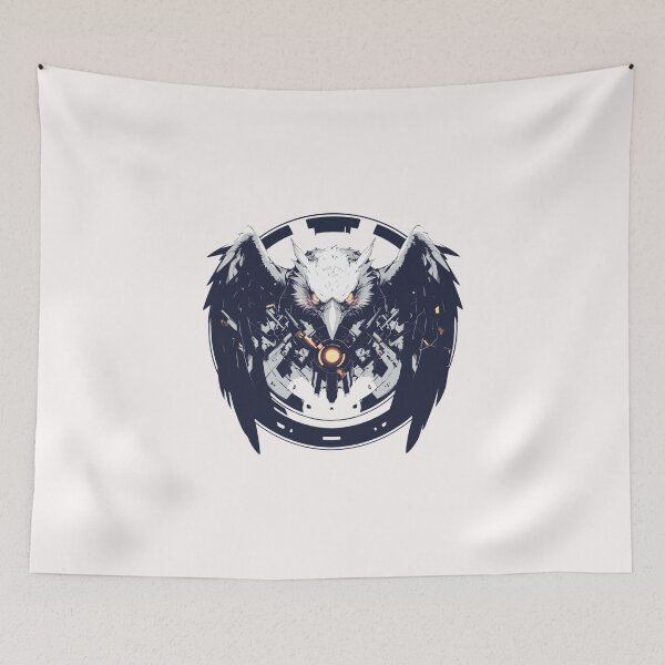Item preview, Cyber eagle // eagle // Cool Animal // Cyber Animal // Future Animal Art // Animal Warrior // Animal Cute Art // Gaming Aesthetic stickers designed and sold by SMARTKIT  DESIGNAGENCY.