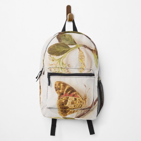 Item preview, Painted Lady butterfly and pupa on rowan flower designed and sold by LigneaLuna.