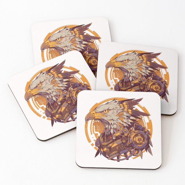 Item preview, Cyber eagle // eagle // Cool Animal // Cyber Animal // Future Animal Art // Animal Warrior // Animal Cute Art // Gaming Aesthetic stickers designed and sold by SMARTKIT  DESIGNAGENCY.