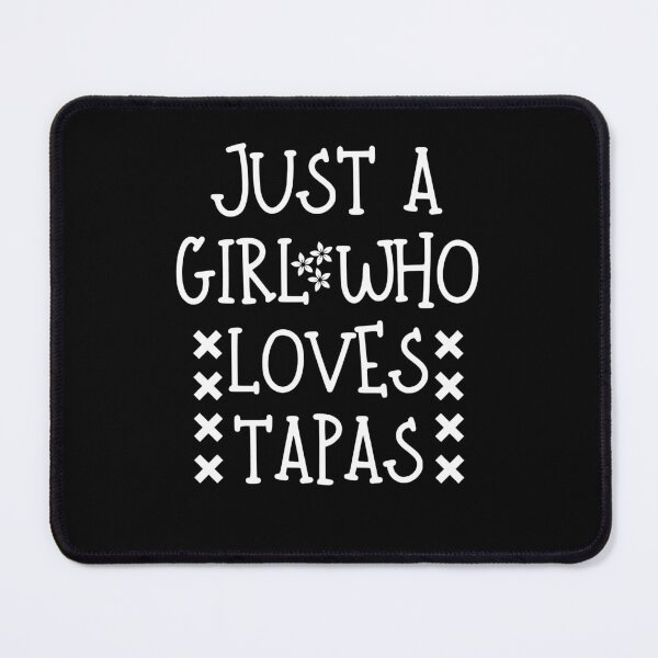 Item preview, Just a girl who loves tapas tee, Tapas women's shirt, Distressed Spanish Food Shirt, Tapas Gift designed and sold by SlocifieShop.