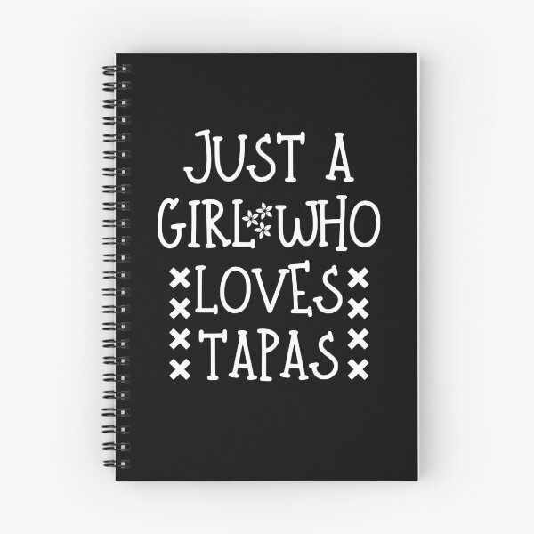 Item preview, Just a girl who loves tapas tee, Tapas women's shirt, Distressed Spanish Food Shirt, Tapas Gift designed and sold by SlocifieShop.