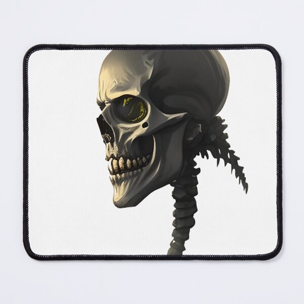 Item preview, Futuristic Mechanical Skull with Glowing Eye designed and sold by SoulGame.