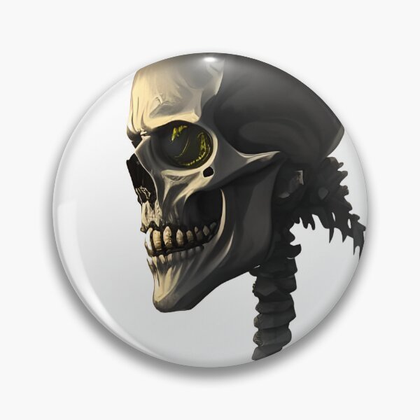 Item preview, Futuristic Mechanical Skull with Glowing Eye designed and sold by SoulGame.