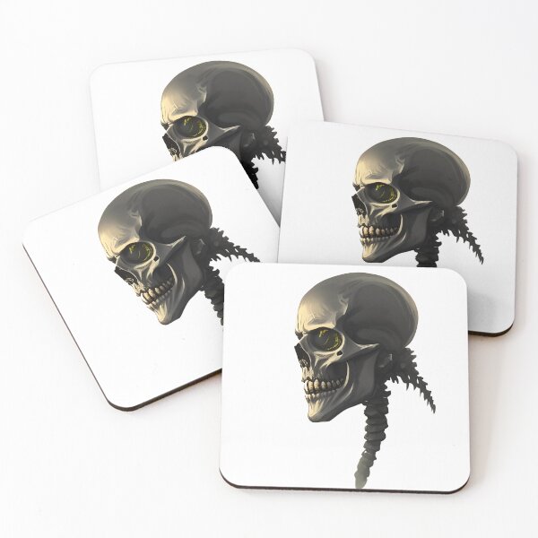 Item preview, Futuristic Mechanical Skull with Glowing Eye designed and sold by SoulGame.