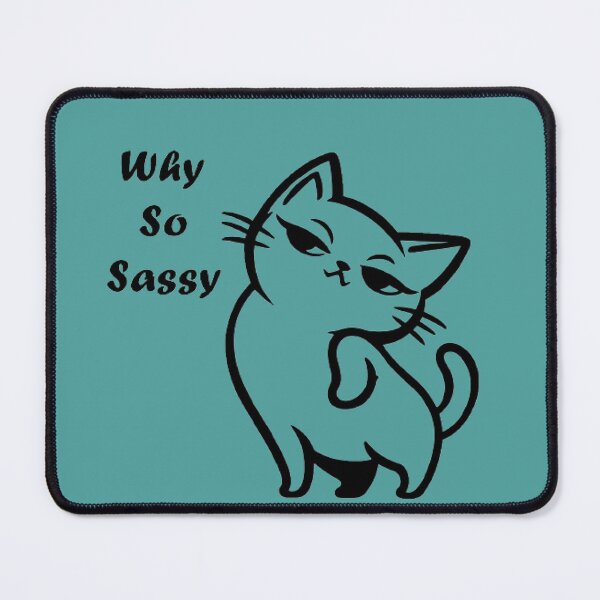 Item preview, Sassy Cat : minimalistic and Funny  designed and sold by LoveDesignMania.