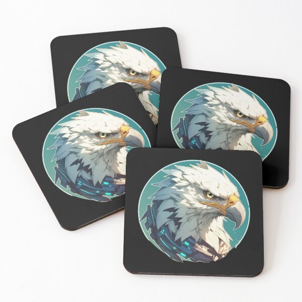 Item preview, Cyber eagle // eagle // Cool Animal // Cyber Animal // Future Animal Art // Animal Warrior // Animal Cute Art // Gaming Aesthetic stickers designed and sold by SMARTKIT  DESIGNAGENCY.