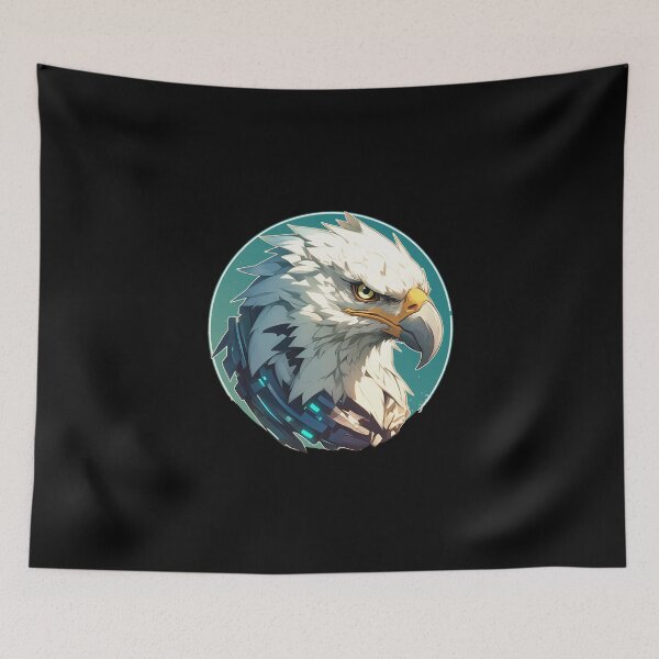 Item preview, Cyber eagle // eagle // Cool Animal // Cyber Animal // Future Animal Art // Animal Warrior // Animal Cute Art // Gaming Aesthetic stickers designed and sold by SMARTKIT  DESIGNAGENCY.