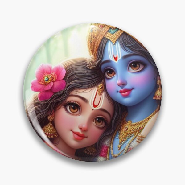 Artikelvorschau, Schöne Radha Krishna umarmt sich gegenseitig entworfen und verkauft von VrindaArts.