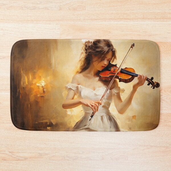 Item preview, girl and violin designed and sold by redmoon64.