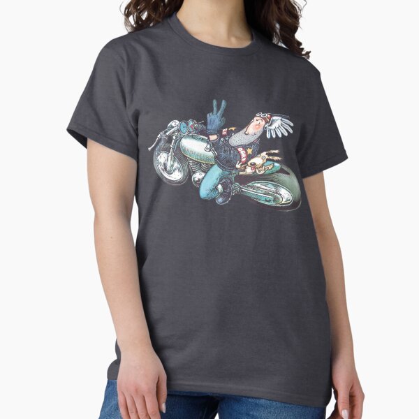 Item preview, Ogri Classic Comic Biker designed and sold by Chilled Peak.