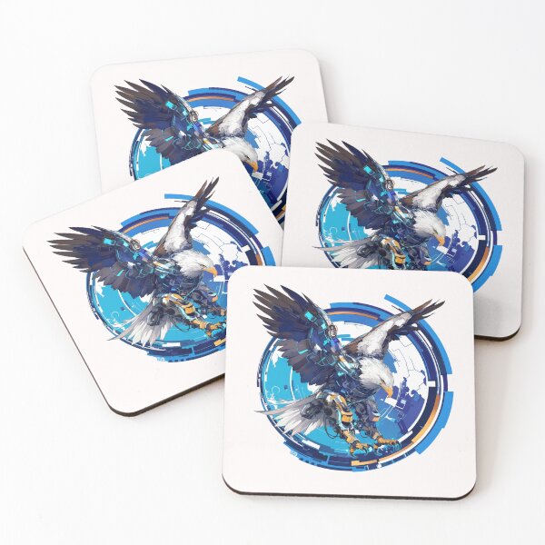 Item preview, Cyber eagle // eagle // Cool Animal // Cyber Animal // Future Animal Art // Animal Warrior // Animal Cute Art // Gaming Aesthetic stickers designed and sold by SMARTKIT  DESIGNAGENCY.