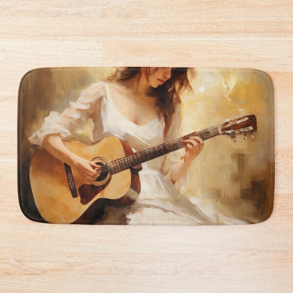 Item preview, girl and guitar designed and sold by redmoon64.