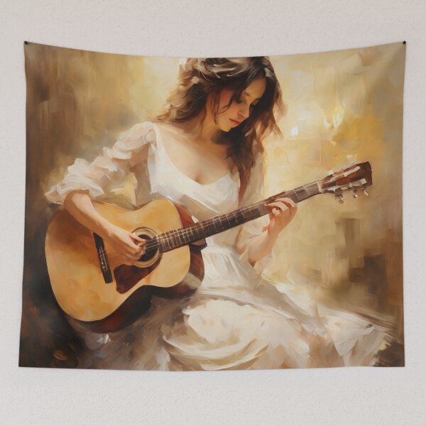 Item preview, girl and guitar designed and sold by redmoon64.