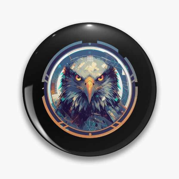 Item preview, Cyber eagle // eagle // Cool Animal // Cyber Animal // Future Animal Art // Animal Warrior // Animal Cute Art // Gaming Aesthetic stickers designed and sold by SMARTKIT  DESIGNAGENCY.