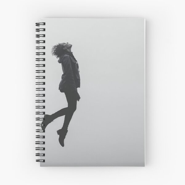 Item preview, Levitating Figure in Foggy Landscape Against Misty Sky – Minimalist Photography designed and sold by regnumsaturni.