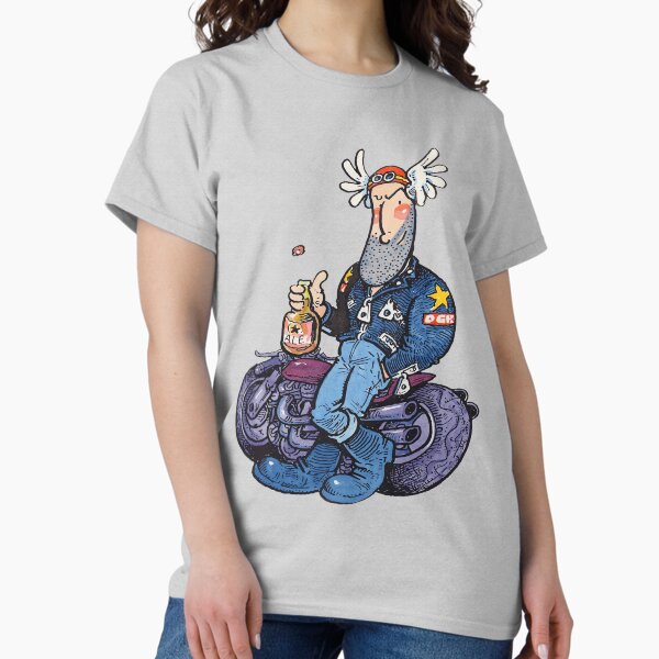 Item preview, Ogri Classic Comic Biker with Ale designed and sold by Chilled Peak.