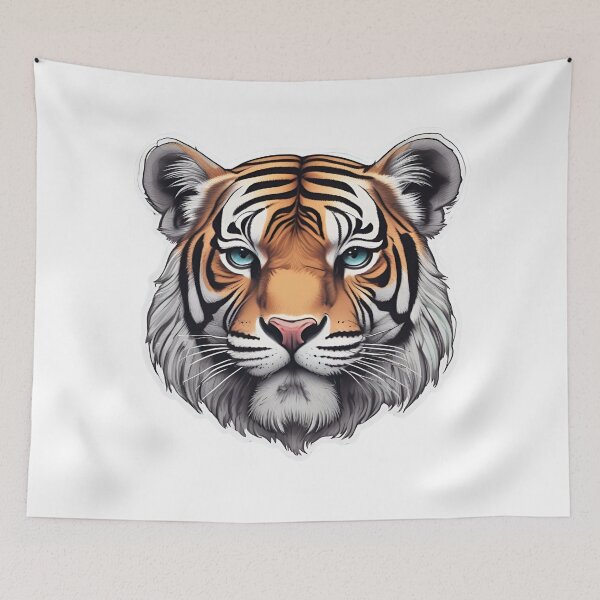 Item preview, Tiger head designed and sold by lebarbu.