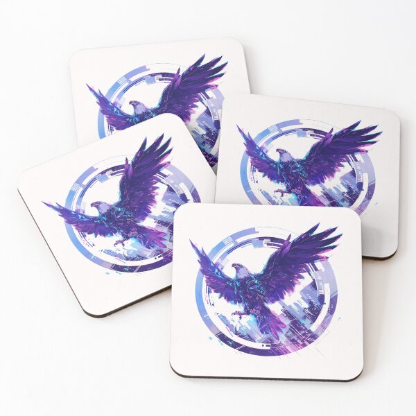 Item preview, Cyber eagle // eagle // Cool Animal // Cyber Animal // Future Animal Art // Animal Warrior // Animal Cute Art // Gaming Aesthetic stickers designed and sold by SMARTKIT  DESIGNAGENCY.
