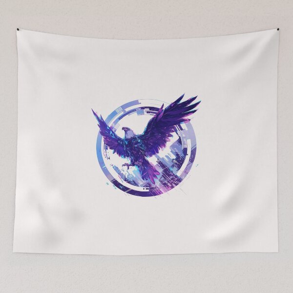 Item preview, Cyber eagle // eagle // Cool Animal // Cyber Animal // Future Animal Art // Animal Warrior // Animal Cute Art // Gaming Aesthetic stickers designed and sold by SMARTKIT  DESIGNAGENCY.