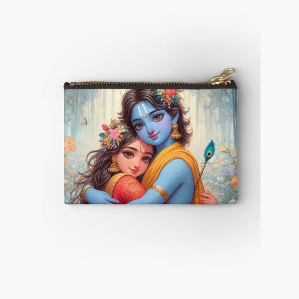 Item preview, Beautiful Radha Krishna Hugging Each Other designed and sold by VrindaArts.