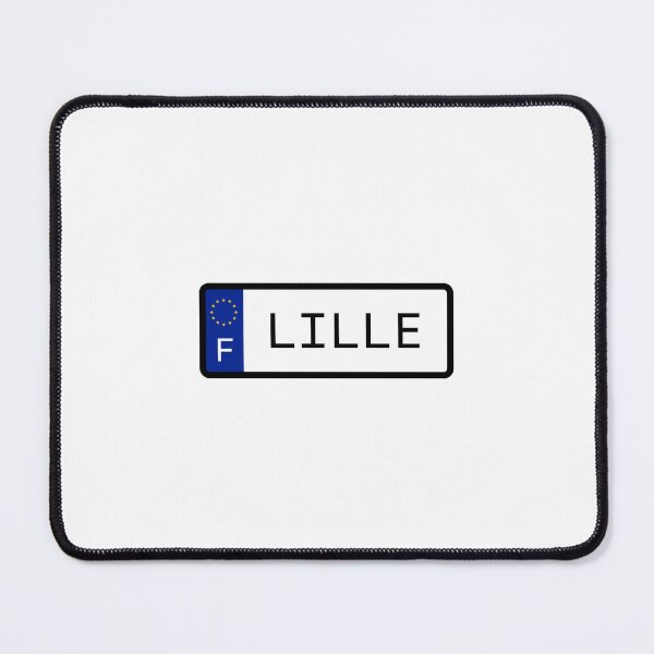 Item preview, Lille France EU Number Plate designed and sold by PatchMerch.